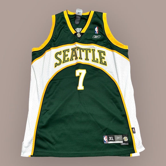 Rashard Lewis #7 Seattle SuperSonics NBA Jersey - Picture 1 of 2